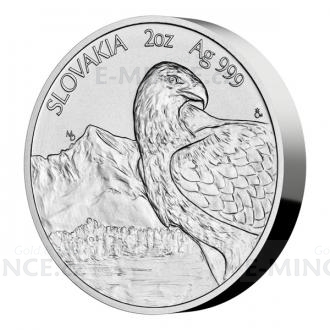 2021 - Niue 5 NZD Silver 2 oz Bullion Coin Eagle - Standard
Klicken Sie zur Detailabbildung.