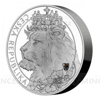2021 - Niue 240 NZD Silver Three-Kilo Bullion Coin Czech Lion with Hologram - Proof
Click to view the picture detail.