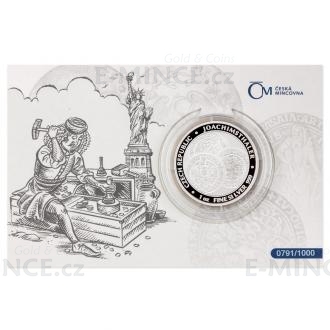 2021 - Niue 2 NZD Silver Ounce Investment Coin Taler - Czech Republic - Proof Numbered
Click to view the picture detail.