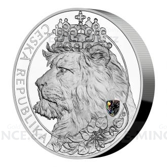2021 - Niue 80 NZD Silver One-Kilo Coin Czech Lion with Hologram - Proof
Click to view the picture detail.