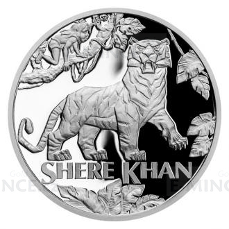2022 - Niue 1 NZD Silver Coin The Jungle Book - Tiger Shere Khan - Proof
Click to view the picture detail.