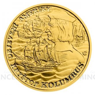 2022 - Niue 10 NZD Gold Quater-ounce Coin Discovery of America - Christopher Columbus - Proof
Click to view the picture detail.