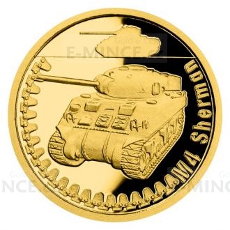 2022 - Niue 5 NZD Gold Coin Armored Vehicles - M4 Sherman - Proof
Click to view the picture detail.