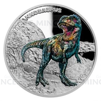 2022 - Niue 1 NZD Silver Coin Prehistoric World - Tyrannosaurus - Proof
Click to view the picture detail.