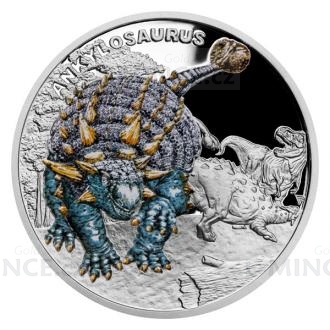 2022 - Niue 1 NZD Silver Coin Prehistoric World - Ankylosaurus - Proof
Click to view the picture detail.