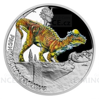 2022 - Niue 1 NZD Silver Coin Prehistoric World - Pachycephalosaurus - Proof
Click to view the picture detail.