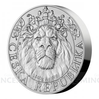 2022 - Niue 80 NZD Silver One-Kilo Coin Czech Lion - Standard
Click to view the picture detail.