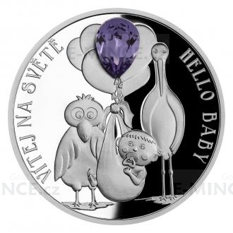2023 - Niue 2 NZD Silver Crystal Coin - To the Birth of a Child - Proof
Click to view the picture detail.