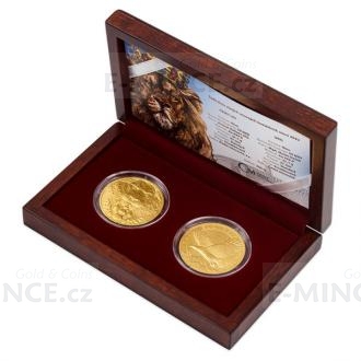 Set of Two Gold Coins Czech Lion and Eagle 2023 - UNC
Click to view the picture detail.