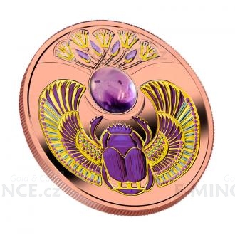 2021 - Niue 1 $ Amethyst Scarabaeus - proof
Click to view the picture detail.