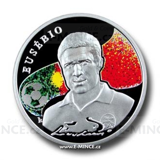 2008 - Armenia 100 AMD Kings of Football - Eusebio - Proof
Click to view the picture detail.