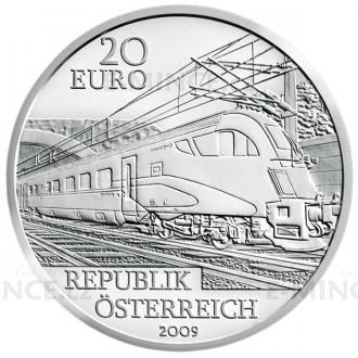 2009 - Austria 20 € The Railway of the Future - Proof
Click to view the picture detail.