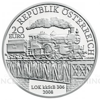 2008 - Austria 20 € The Empress Elisabeth Railway - Proof
Click to view the picture detail.