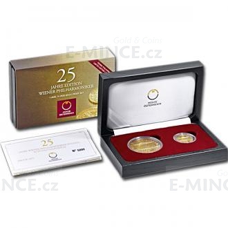2014 - Austria - 25th Anniversary of the Vienna Philharmonic Gold Proof Coin Set
Click to view the picture detail.