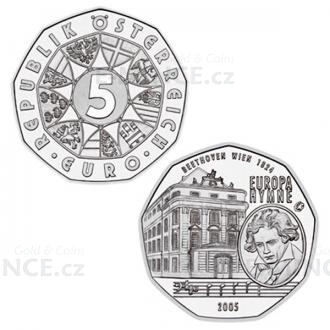 2005 - Austria 5  - Anthem of Europe - UNC
Click to view the picture detail.