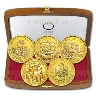 2008-2012 - Austria 500 € - Crowns of the Habsburgs Set - Proof
Click to view the picture detail.