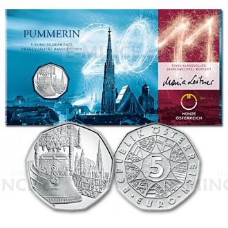2011 - Austria 5 € Pummerin - Blistr Hgh.
Click to view the picture detail.