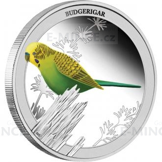 2013 - Australia 0,50 $ - Birds of Australia: Budgerigar 1/2oz Silver - Proof
Click to view the picture detail.