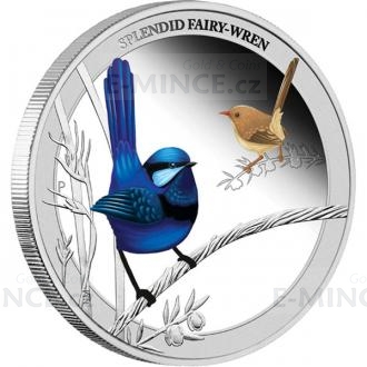2013 - Australia 0,50 $ - Birds of Australia: Splendid Fairy-wren 1/2oz Silver - Proof
Click to view the picture detail.