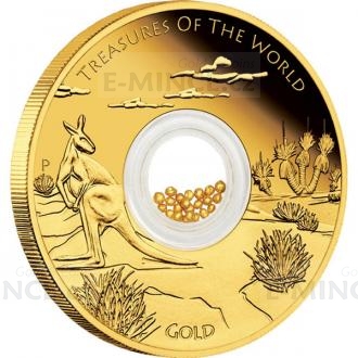 2014 - Australia 100 $ Gold Coin Treasures of the World - Australia/Gold - Proof
Click to view the picture detail.