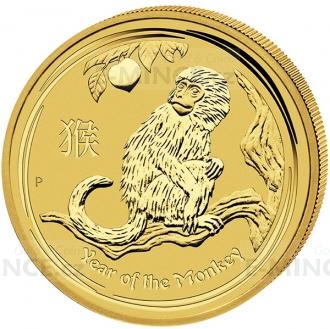 2016 - Australia 15 AUD Lunar Series II Year of the Monkey 1/10 oz Au
Click to view the picture detail.