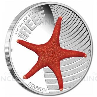 2011 - Australian Sea Life II - The Reef - Starfish 1/2oz Silver Proof Coin
Click to view the picture detail.