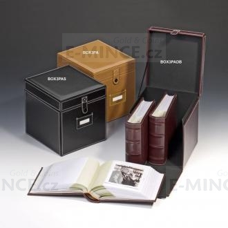 Box with 3 photo albums - black
Click to view the picture detail.