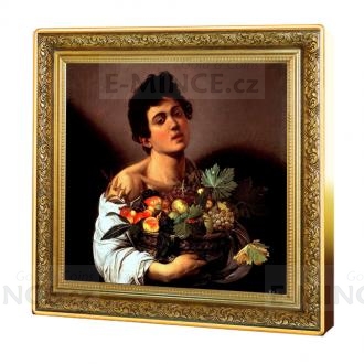 2019 - Niue 1 NZD Caravaggio - Boy with a Basket of Fruit 1 oz - proof
Click to view the picture detail.