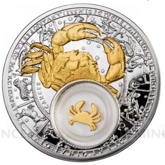 Belarus 20 BYR - Zodiac gilded - Cancer
Click to view the picture detail.