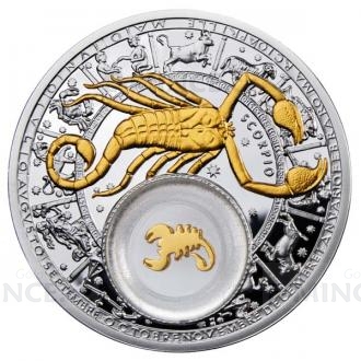 Belarus 20 BYR - Zodiac gilded - Scorpio
Click to view the picture detail.
