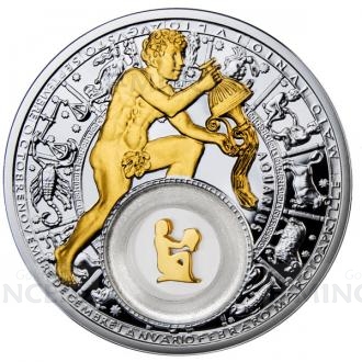 Belarus 20 BYR - Zodiac gilded - Aquarius
Click to view the picture detail.