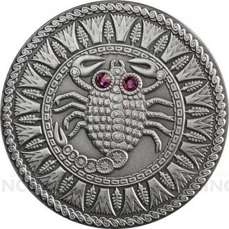 Belarus 20 BYR - Zodiac with Zircons - Scorpio
Click to view the picture detail.