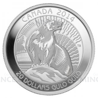 2014 - Canada 20 $ - Wolverine - Proof
Click to view the picture detail.