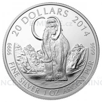 2014 - Canada 20 $ Woolly Mammoth - Proof
Click to view the picture detail.