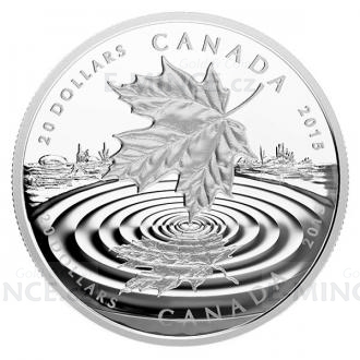 2015 - Canada 20 $ Silver Maple Leaf Reflection - Proof
Click to view the picture detail.