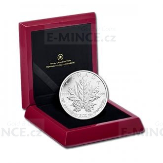 2013 - Canada 50 $ - 25th Anniversary of the Silver Maple Leaf - Reverse Proof
Click to view the picture detail.