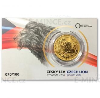 2019 - Niue 50 NZD Gold 1 Oz Czech Lion Number 15 - Reverse Proof
Click to view the picture detail.