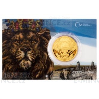 2023 - Niue 50 Niue Gold 1 oz Bullion Coin Czech Lion - Numbered Proof
Click to view the picture detail.