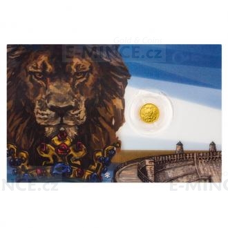 2023 - Niue 5 NZD Gold 1/25 Oz Bullion Coin Czech Lion - Standard Number
Klicken Sie zur Detailabbildung.