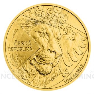 2024 - Niue 25 NZD Gold 1/2 oz Bullion Coin Czech Lion - standard
Klicken Sie zur Detailabbildung.