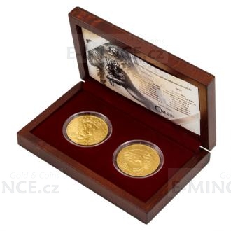 Set of Two Gold Coins Czech Lion and Eagle 2024 - UNC
Click to view the picture detail.