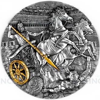 2019 - Niue 5 NZD Chariot 2 oz - Antique Finish
Click to view the picture detail.