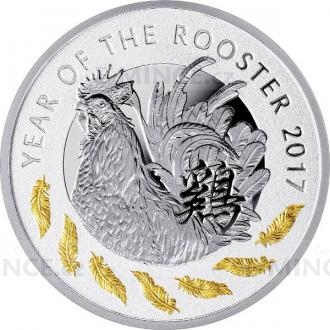 2017 - Niue 1 NZD Year of the Rooster - Proof
Click to view the picture detail.