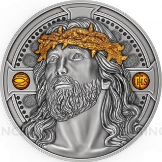2021 - Cameroon 2000 CFA Jesus Christ the Savior 2 oz - Antique Finish
Click to view the picture detail.