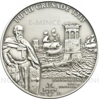 2011 - Cook Islands 5 $ History of the Crusades - Fifth Crusade - Antique
Click to view the picture detail.