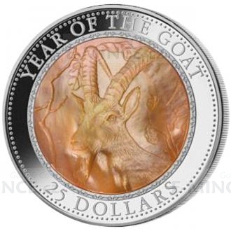 2015 - Cook Islands 25 $ Year of the Goat - Proof
Click to view the picture detail.