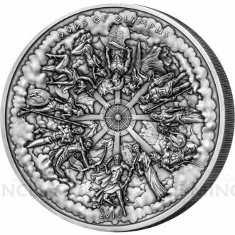 2016 - Cook Islands 50 $ Gods of Olympus 3D 1 Kilo - Antique Finish
Click to view the picture detail.