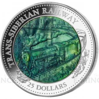 2016 - Cook Islands 25 $ Trans-Siberian Railway with Mother of Pearl - Proof
Click to view the picture detail.