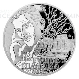 2023 - Niue 1 NZD Silver Coin Nikola Tesla - Niagara Falls - Proof
Click to view the picture detail.