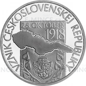 2018 - Slovakia 10 € 100th Anniversary of the Establishment of the Czechoslovak Republic - Proof
Click to view the picture detail.